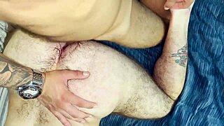 i sucked that big cock on the bear guy and got anal fucked so good