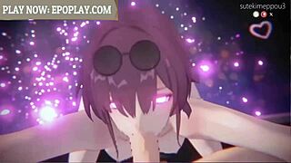 big tits and ass in hentai animation