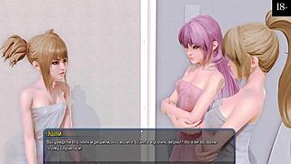 Beautiful women in a hotel: the best scene of the game