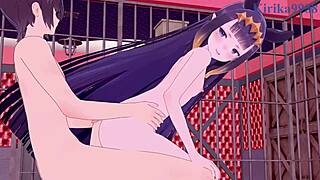 i watch mori calliope and ninomae inanis in wild hentai creampie