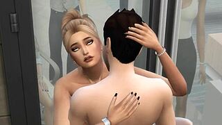 The Sims 4 office drama unfolds with secrets.