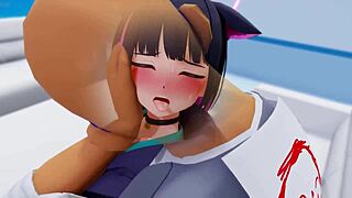 Kazusa in 3D Anime Hentai Adventure