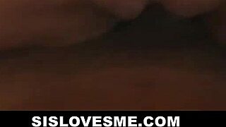 Beautiful stepsis Jade Amber has a big dick craving