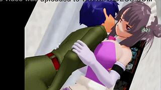 Gallery of scenes from the anime Girl B Hero with Lucy