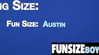 Damn! Cute Boy Austin Young Gets Tiny Asshole Stretched by Monster Cock at FunSizeBoys Net!