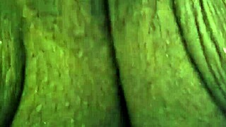 I’m teasing this mature ebony bbw’s smooth pussy while she moans for more