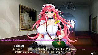 Maid-san in Boin Game Momo Scene 2 gets wild