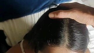 lunah blanc moans loud swallowing and riding my big dick hard!