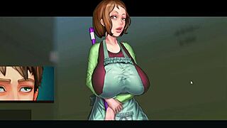 Taffy tales part 3 features big tits and ass in hentai game.