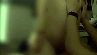 A young Japanese woman seduces a man while her husband is away on a business trip and they both have sex