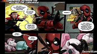 Deadpool Thinking With Portals Alien Gangbang
