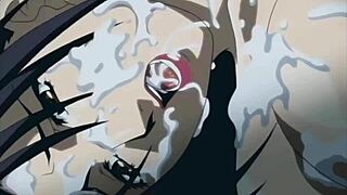 Her black cunt and asshole get roughly fucked by interracial cock