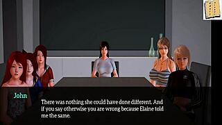 Adult visual novel with anime-style artwork featuring big tits and big ass