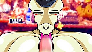 Tabi Receives Intense Oral Adoration from Boyfriend in Friday Night Funkin Hentai Scene.