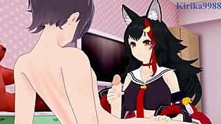 Minato Aqua And Ookami Mio Engage In Intense Creampie Sex With Big Tits And Boobs In Hololive Vtuber Hentai