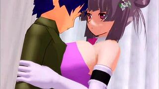 Gallery of scenes from the anime Girl B Hero with Lucy