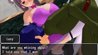 Gallery of scenes from the anime Girl B Hero with Lucy