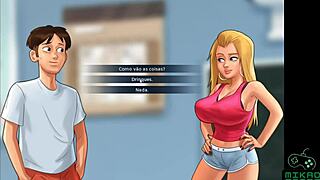 Helping out the hot girls from school in the Summertime Saga