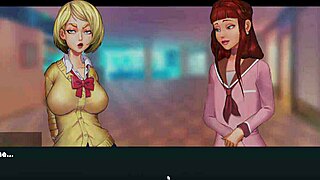 Taffy tales part 3 features big tits and ass in hentai game.