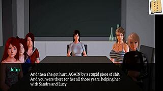 Adult visual novel with anime-style artwork featuring big tits and big ass