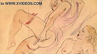 Check out these vintage erotic drawings from old times.