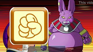 Vados Shows Master Roshi Her Huge Boobs