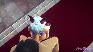 ganyu sucks and gets fucked in church? genshin impact hentai with big tits