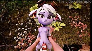 Watch her bend over for deep anal!