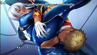 English subbed scene 11 from kyonyuu gunjin shihai saimin