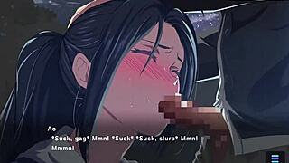 Magicami's first appearance in Ao bond scene 1 in a Hentai game