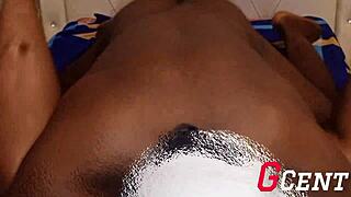 A happy girlfriend gets a great orgasm in the missionary position