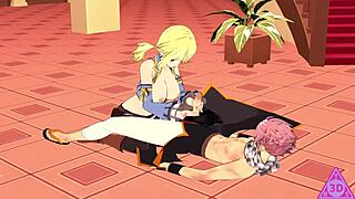 Lucy, wanna suck me off in Fairy Tail hentai?