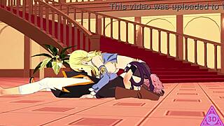 Lucy, wanna suck me off in Fairy Tail hentai?