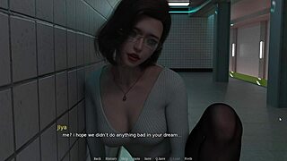 Man, this train ride got me so horny with her shaved pussy on display!