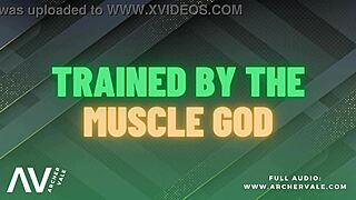 Gay male BDSM story with muscle worship and financial domination