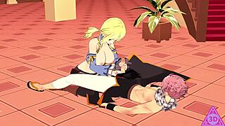 Lucy, wanna suck me off in Fairy Tail hentai?