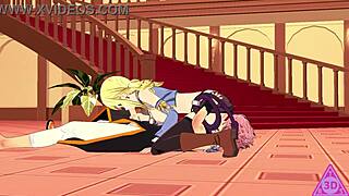 Lucy, wanna suck me off in Fairy Tail hentai?