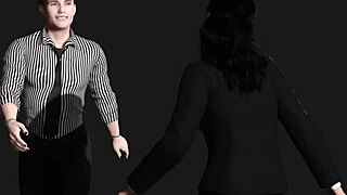 the exotic nude dancing girls of spirit grove perform in the cartoon