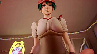 overwatch best pmv with tracer widowmaker brigitte sombra dva ashe mercy kiriko