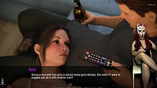 Kate's Anime Maid Bent Over for Hard Creampie