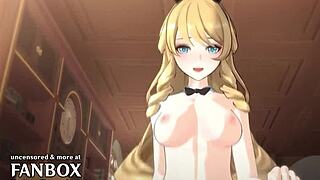 Yo, check this wild 3D hentai with bent over creampie action! 🔥💦