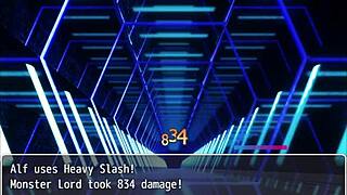 girl b hero battles monster lord in part 39