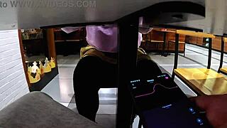 Hey, my step-brother got me playing with lovense in public, crazy! 😜