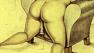 vintage erotic illustration brings classic sensual art to life in stunning detail.