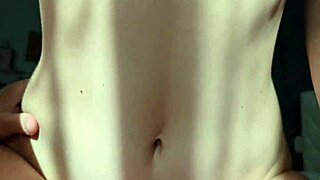 Young lovers enjoy early morning amateur sex with cumming