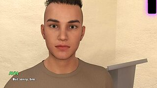 3D animated college party with naughty redhead and big cock lover