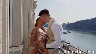 Catia Soares Sucks Cock on Balcony!