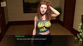 Cute Curvy Teen in 3D Hentai Game Nursing Pleasure