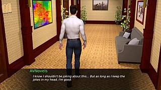 Cute Curvy Teen in 3D Hentai Game Nursing Pleasure