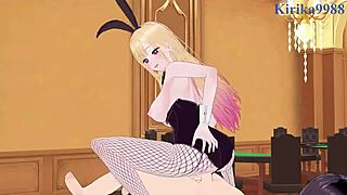 Nowa Sugaya and Marin Kitagawa enjoy intense sex in My Dress-Up Darling hentai